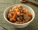 福豆の炊き込みごはん作り方4写真