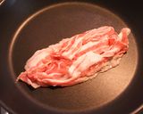 豚バラ薄切り肉のとんぺい焼き作り方1写真