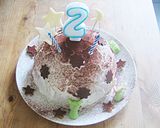 誕生日　ドームケーキ作り方23写真