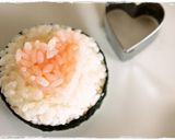 ＊キャラ弁＊　バレンタインにWハート♥作り方2写真