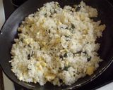 残ったご飯で 簡単 ワカメ卵チャーハン作り方4写真