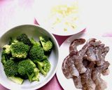 海老ブロッコリー❤トマトクリームスープ❤作り方1写真
