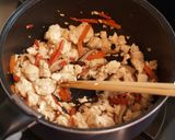 香ばし納豆の炒り豆腐作り方2写真
