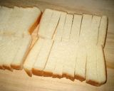 食パンdeレンちんラスク風♪作り方1写真