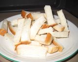食パンdeレンちんラスク風♪作り方2写真
