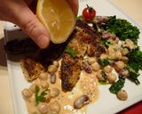 鰯ハリセンボンと春を呼ぶ花・・アジアン風作り方8写真