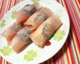 ✿ワインに❀お弁当に✿プラム生ハム巻き作り方2写真
