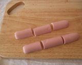 魚肉ソーセージde磯部揚げ作り方1写真