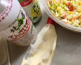 スプーンで食べる長芋入りコールスロー作り方3写真
