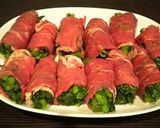 菜の花の牛肉巻き　熟味酢ソース作り方2写真