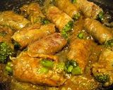 菜の花の牛肉巻き　熟味酢ソース作り方6写真