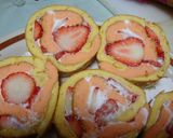 ロールケーキであかちゃんまん作り方5写真