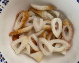ちくわと貝割れ菜の梅肉和え作り方1写真