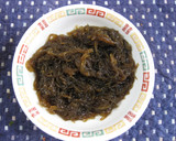 もずくとキムチの卵とじどんぶり作り方1写真