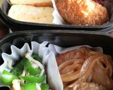 お弁当に★　レンジで榎×ピーマン塩ナムル作り方6写真