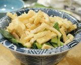 レンジで簡単♥小松菜と油揚げの煮びたし作り方3写真