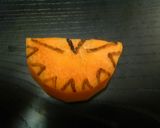 にんじん　蝶の飾り切り作り方2写真