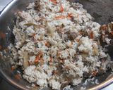 牛肉と牛蒡の混ぜご飯作り方3写真