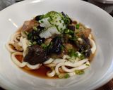 超簡単！鶏ももとナスの冷やしみぞれうどん作り方9写真
