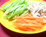 台湾家庭料理☆いかとセロリの和え物☆作り方1写真