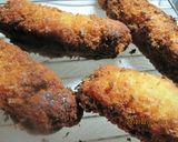 ヘルシー鳥むね肉めんたいチーズかつ♪作り方4写真