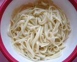 お肉いっぱい風！ほぼ豆腐で肉味噌うどん作り方7写真