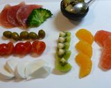 グレープフルーツで朝食サラダ作り方1写真