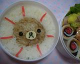 ★おてんとさま(≖益≖)♡キャラ弁★作り方6写真