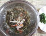 春キャベツのもずく入り酢味噌かけ作り方4写真