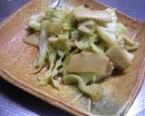 こってり★キャベツときのこの味噌バタ炒め作り方4写真