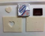 切って挟んで焼くだけ♪クリチーチョコパイ作り方1写真