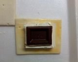切って挟んで焼くだけ♪クリチーチョコパイ作り方2写真