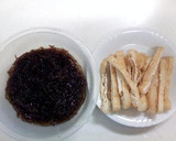 簡単！美味い♪生もずくと油揚げのソテー作り方1写真