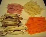 巾着の甘辛煮　菜の花添え作り方2写真