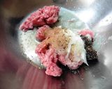 コーンの味噌チーズハンバーグ作り方1写真