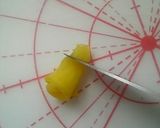 かまぼことたくあんで飾り切り作り方3写真