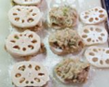 とてもジューシー★れんこんの肉はさみ揚げ作り方2写真