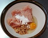 鶏挽肉の松風焼き作り方2写真