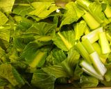 簡単☆　牛肉と小松菜の炒め物　ワカメあん作り方1写真