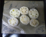 さくさく★れんこんのえび挟み焼き作り方5写真