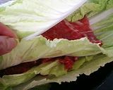 豚肉と白菜の重ね蒸し～まったり辛ポンで～作り方3写真