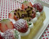 ストロベリーチーズロールケーキ作り方14写真