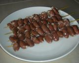 レモンでさっぱり鶏ハツの串焼き作り方1写真
