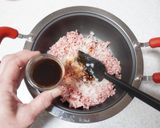 蓮根と人参の豚そぼろ作り方2写真