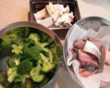 マヨ＆醤油で＜アジと野菜のソテー＞♪作り方4写真