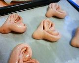 バレンタインパン☆作り方1写真