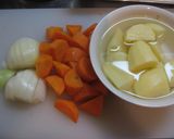 我が家の煮物❤鶏じゃが作り方1写真