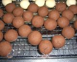 米粉で２色のスノーボール（ココア）作り方7写真