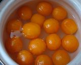 お節料理）金柑の甘露煮作り方5写真