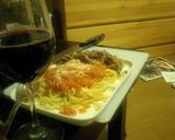 カボチャとトマトのパスタ作り方4写真